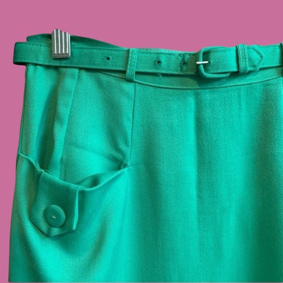 Vintage 1960s belted pencil skirt - Picture 4 of 5